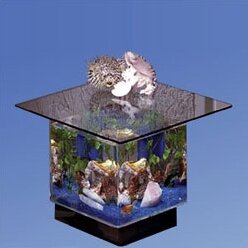 Aquarium coffee deals tables for sale